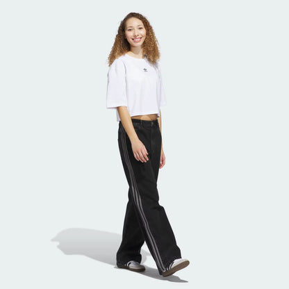 ESSENTIAL CROP TEE BLANCO