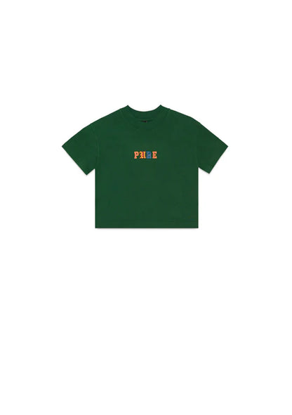 COLLEGE GREEN CROP TOP