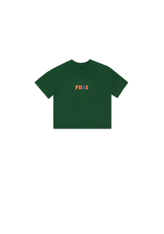 COLLEGE GREEN CROP TOP