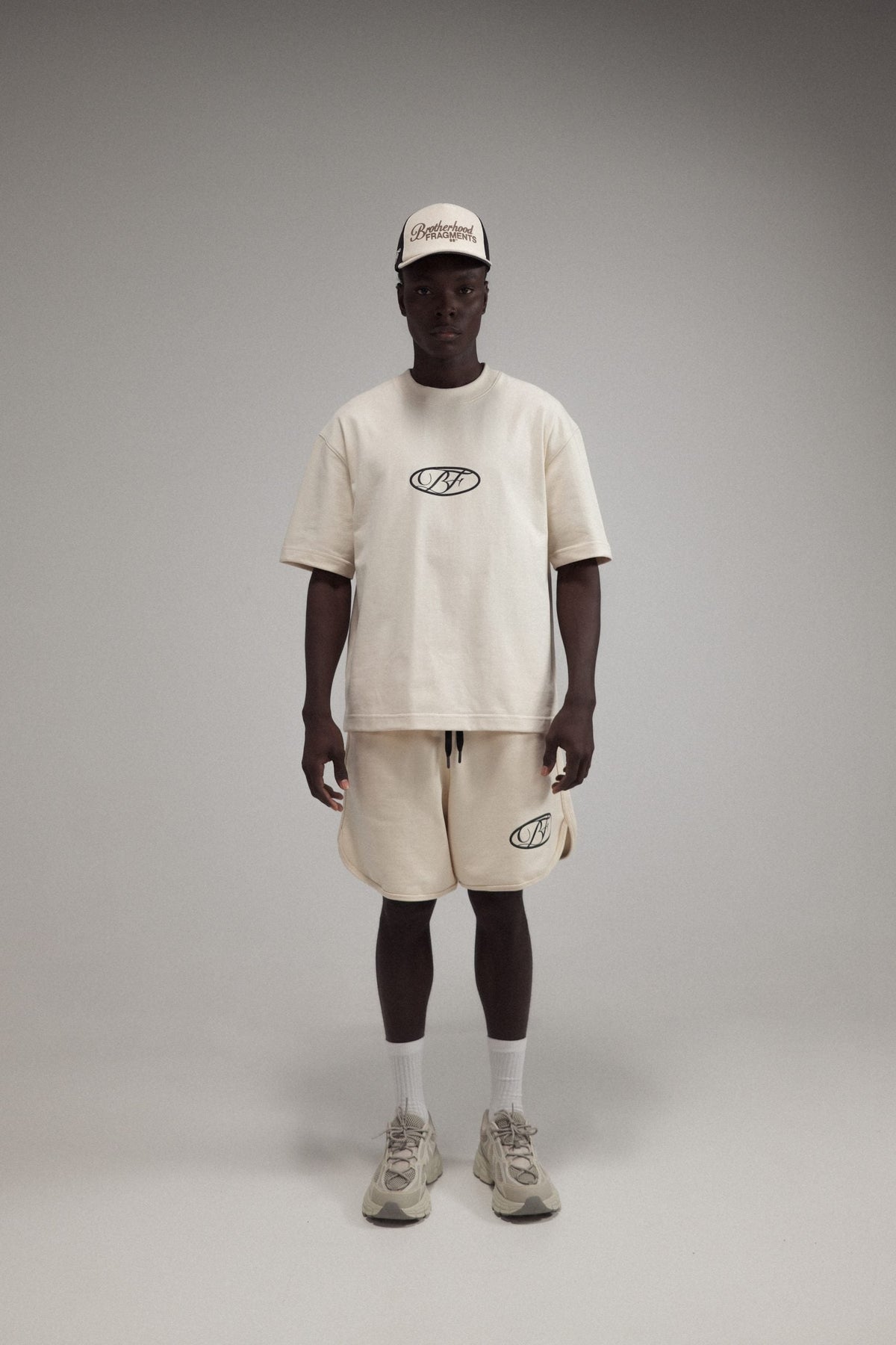 KHAKI COTTON SHORTS