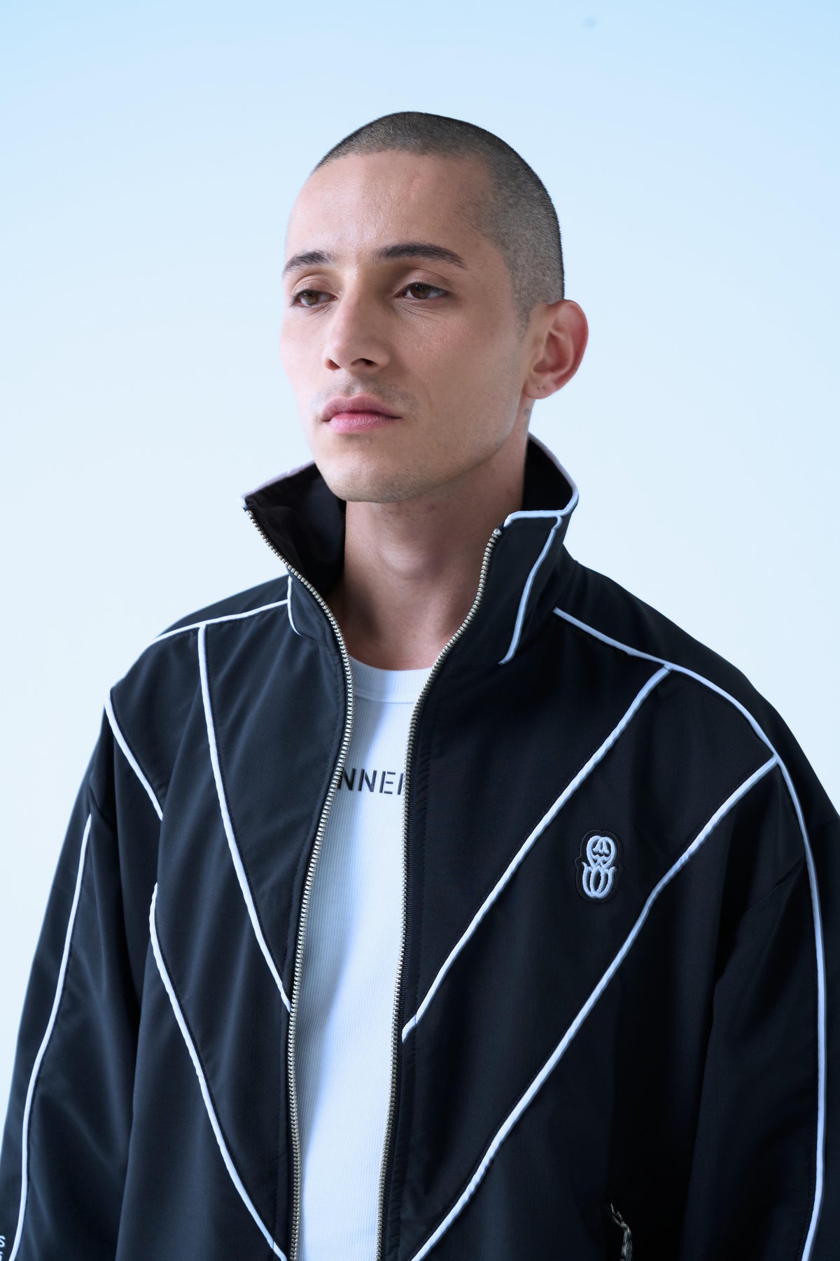 SINNERS BLACK TRACK JACKET
