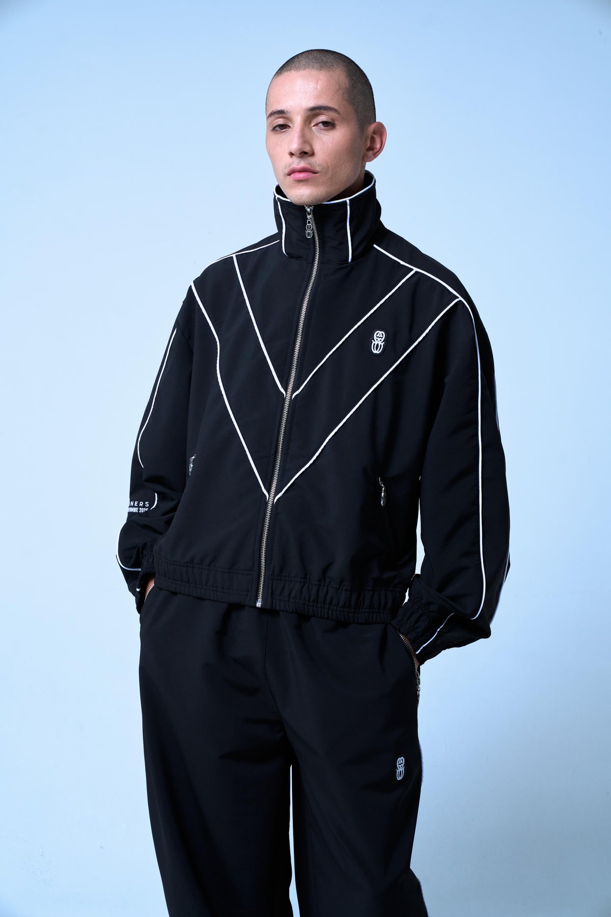 SINNERS BLACK TRACK JACKET