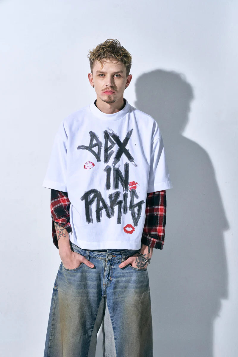 SEX IN PARIS WHITE T-SHIRT
