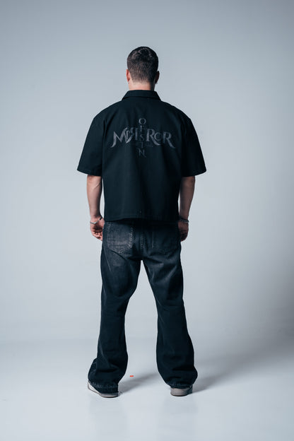 CAMISA BOTONES MIRROR OF SINS NEGRA