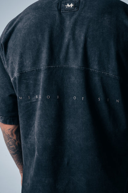 CAMISETA BOXYOVERSIZE ACID MIRROR OF SINS