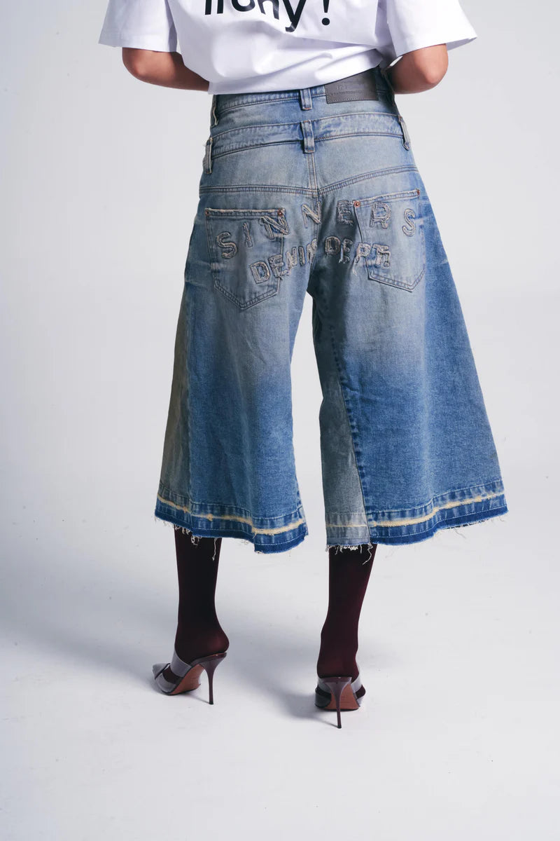 DENIM JORTS