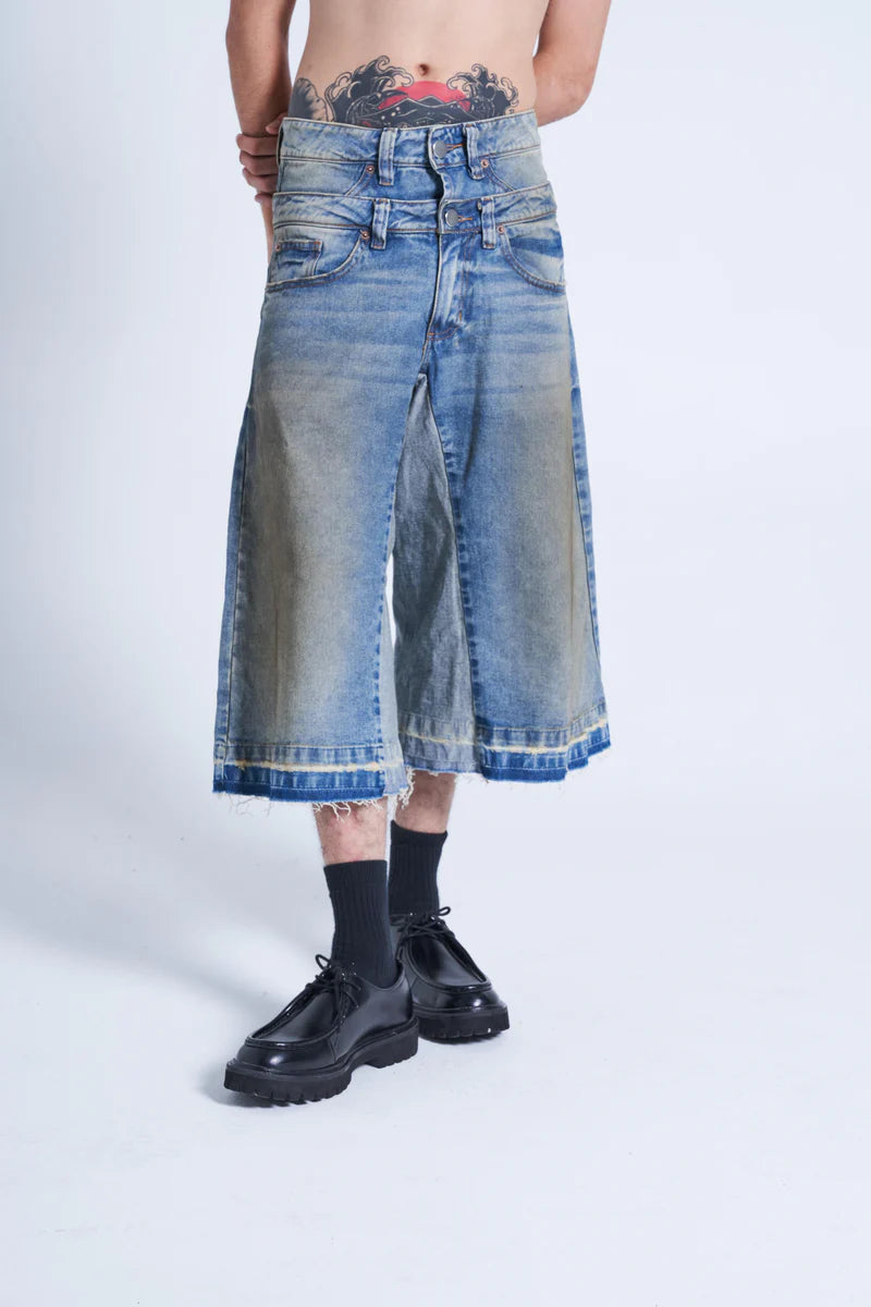 DENIM JORTS