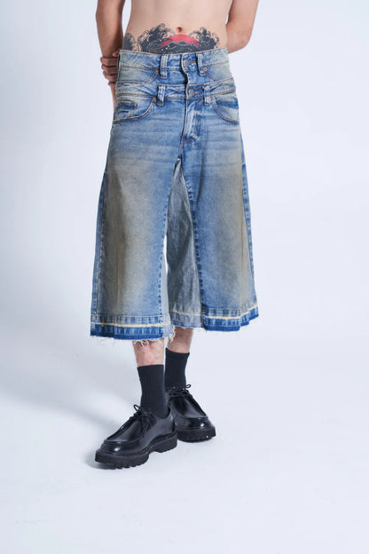 DENIM JORTS