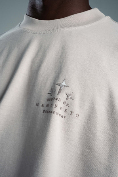 CAMISETA OVERSIZE CRUCETAS MOONBEAN FRAGMENTS