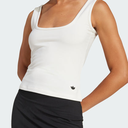 JW5988 TOP SIN MANGAS P ESS TANK TOP BLANUB