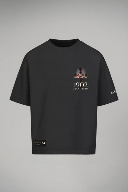 Camiseta Oversize Dolor Cenizo