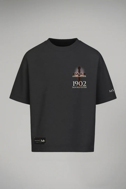 Camiseta Oversize Dolor Cenizo