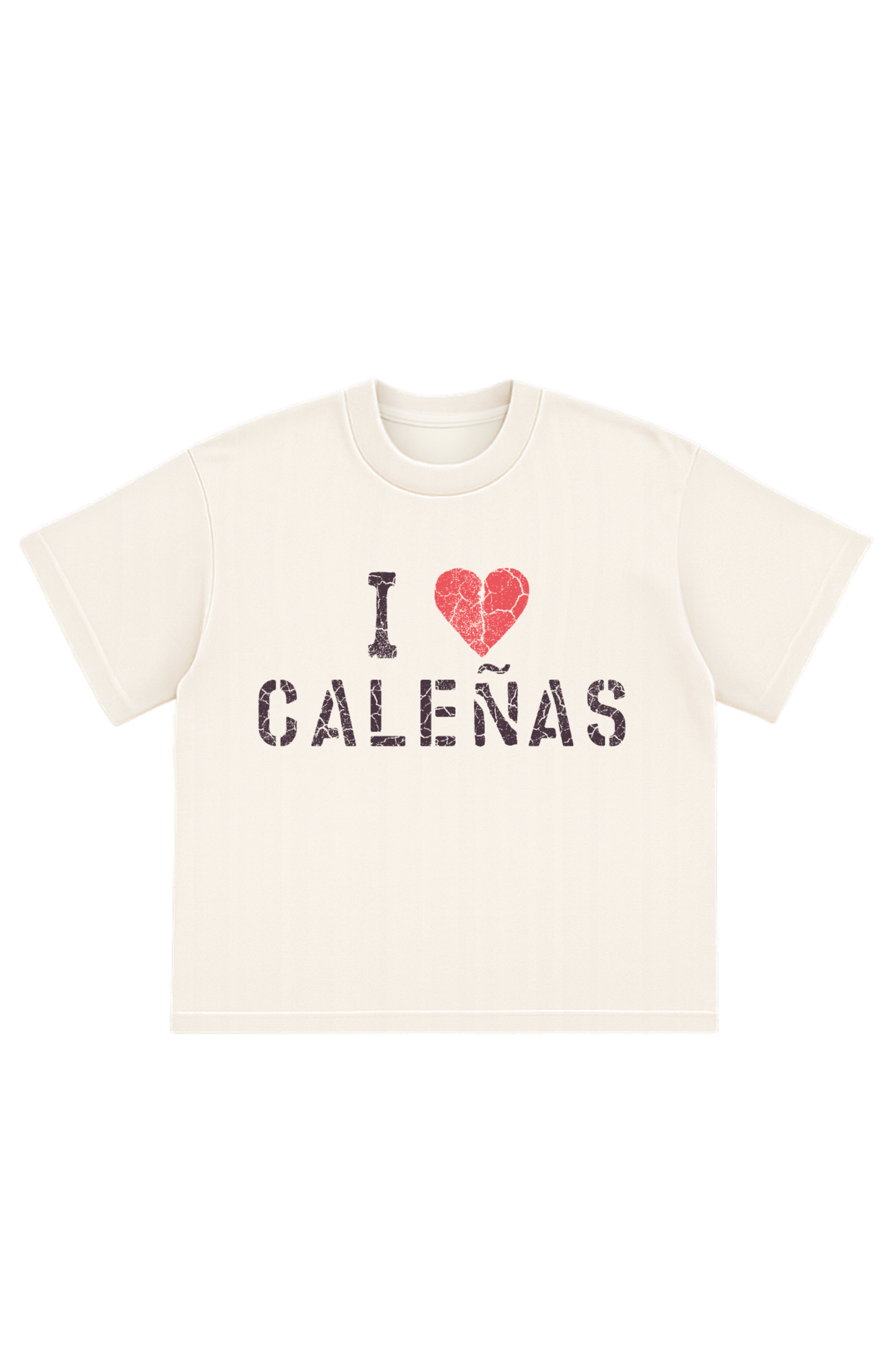 MIXTAPE I <3 CALEÑAS WHITE T SHIRT