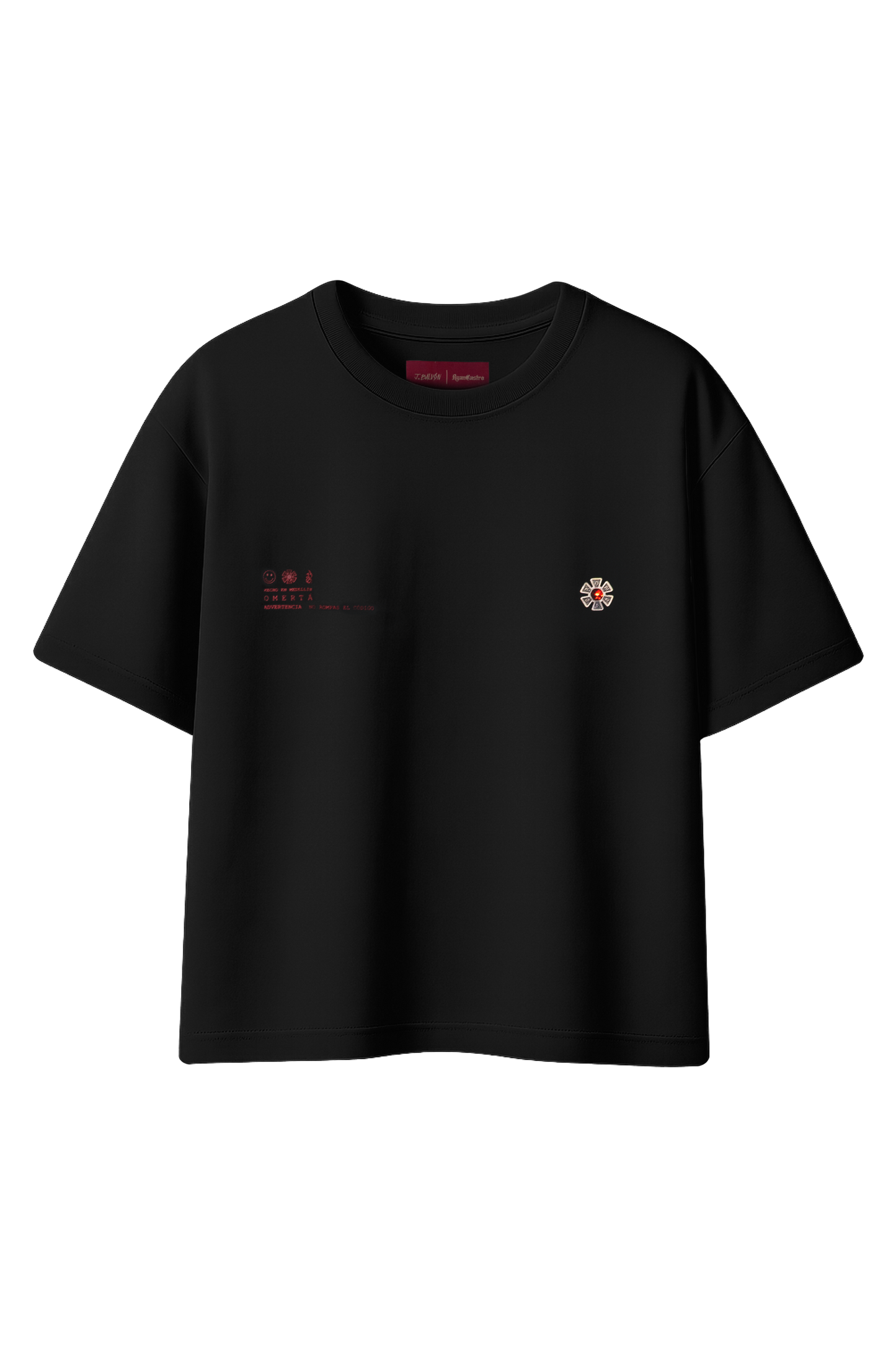 T-SHIRT NEGRO J BALVIN