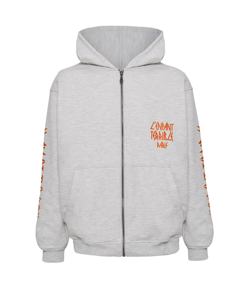 DEF SINNERS GRAY HOODIE