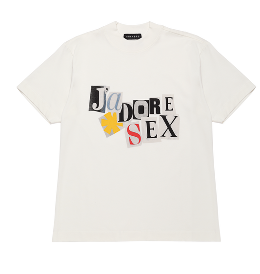 J'ADORE SEX CREME T-SHIRT