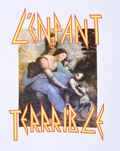 L'ENFANT TERRIBLE WHITE T-SHIRT