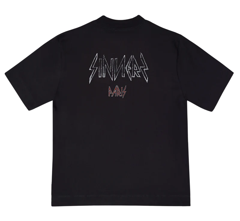 ENFANT MONOGRAM BLACK T-SHIRT