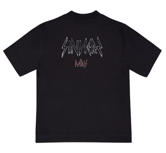 ENFANT MONOGRAM BLACK T-SHIRT