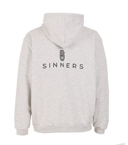MONOGRAM GRAY ZIPPER HOODIE