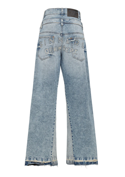 SINNERS DOUBLE FLARED JEANS