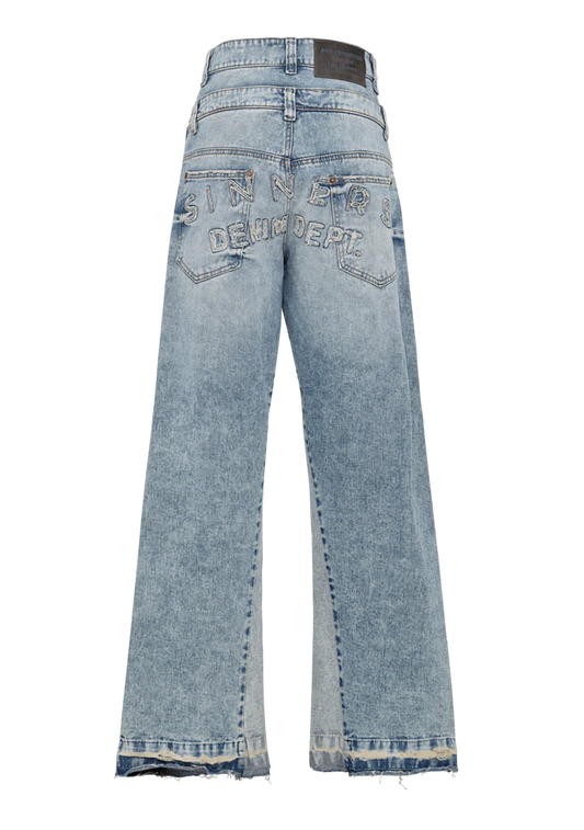 SINNERS DOUBLE FLARED JEANS