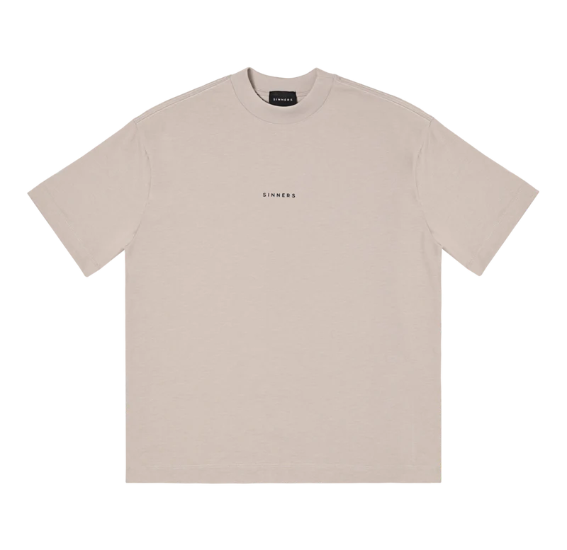 SINNERS LOGO BUTTER T-SHIRT