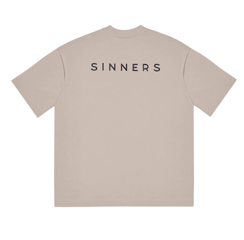SINNERS LOGO BUTTER T-SHIRT