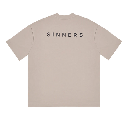 SINNERS LOGO BUTTER T-SHIRT