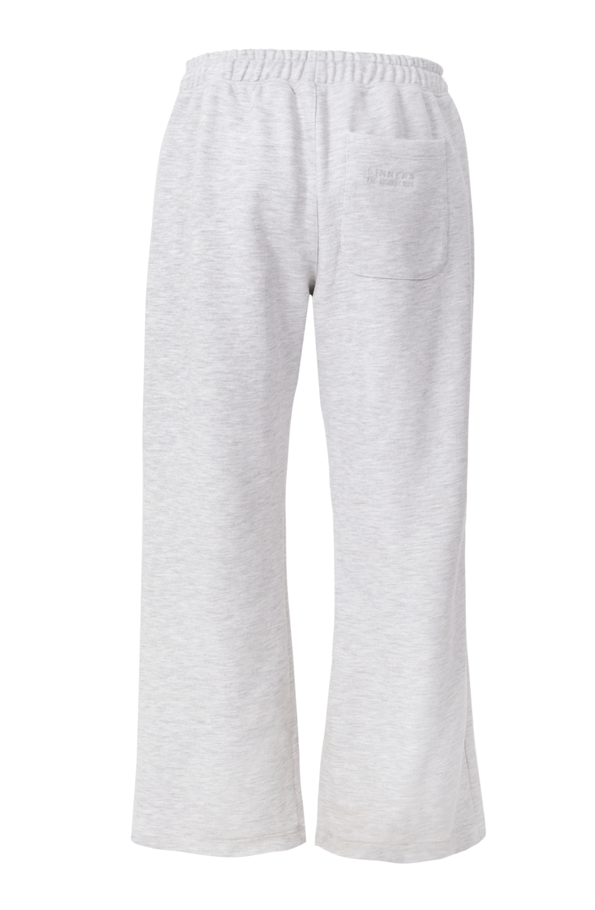 POLIZIA GRAY FLARED SWEATPANTS