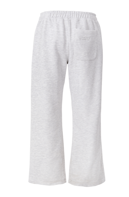 POLIZIA GRAY FLARED SWEATPANTS