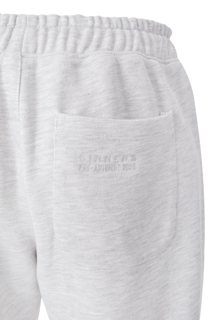 POLIZIA GRAY FLARED SWEATPANTS
