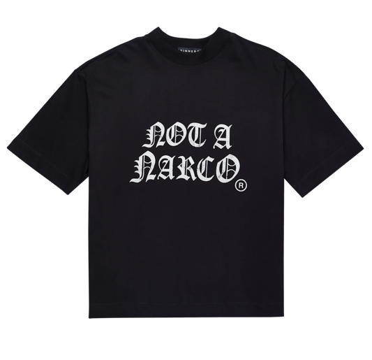 NOT A NARCO BLACK T-SHIRT