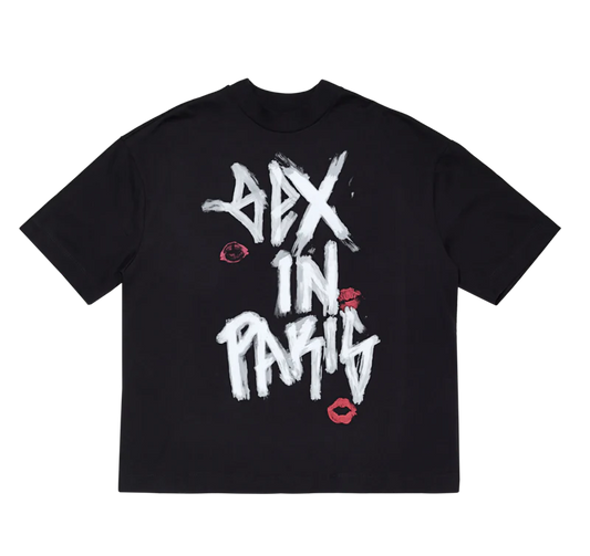 SEX IN PARIS BLACK T-SHIRT