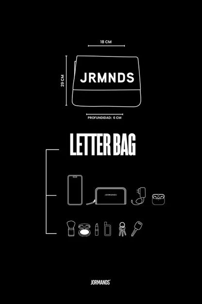 BONE LETTER BAG