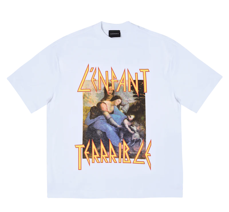 L'ENFANT TERRIBLE WHITE T-SHIRT