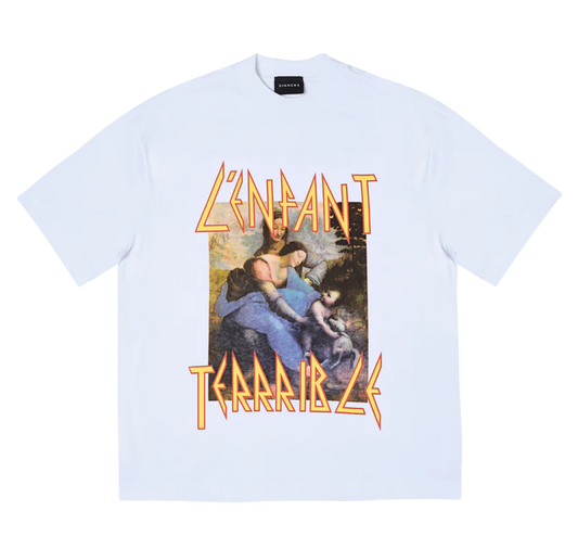 L'ENFANT TERRIBLE WHITE T-SHIRT