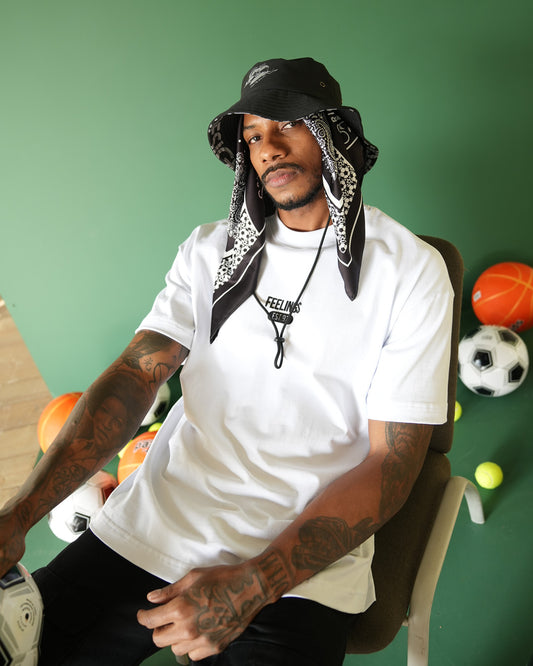 T-SHIRT OVERSIZE WHITE FEELINGS