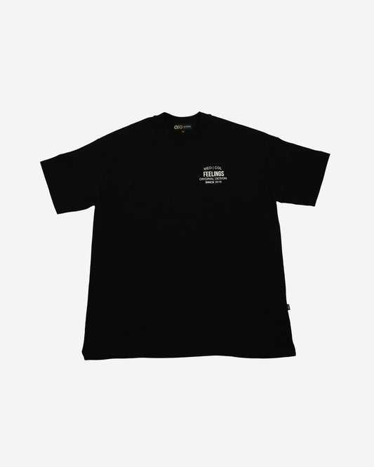 T-SHIRT OVERSIZE FEELINGS BLACK