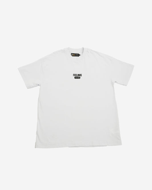 T-SHIRT OVERSIZE WHITE FEELINGS