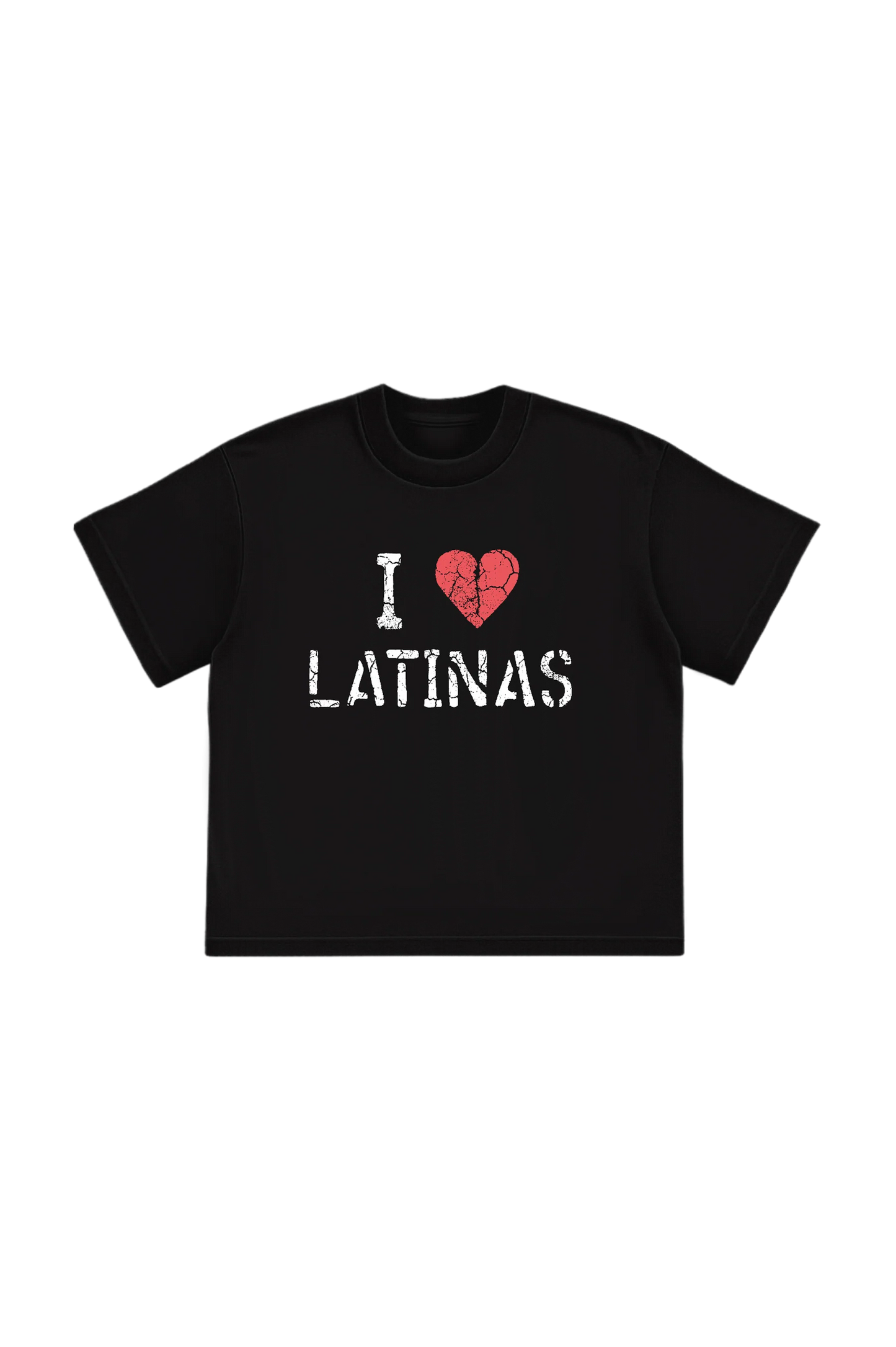 MIXTAPE I <3 LATINAS BLACK T SHIRT