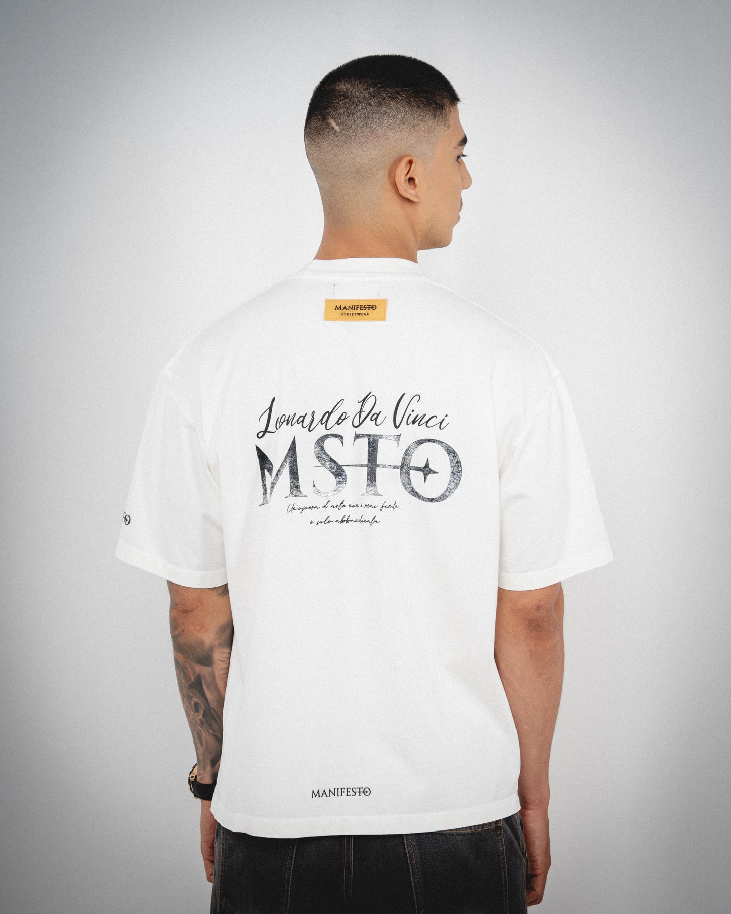 CAMISETA OVERSIZE BASICA MARFIL