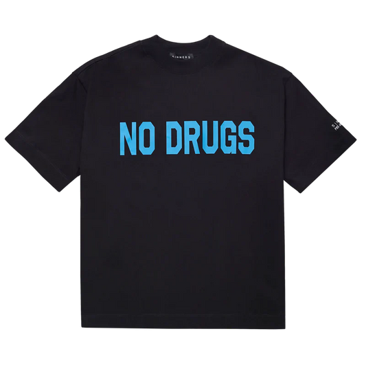 NO DRUGS BLACK T-SHIRT