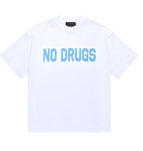 NO DRUGS WHITE T-SHIRT