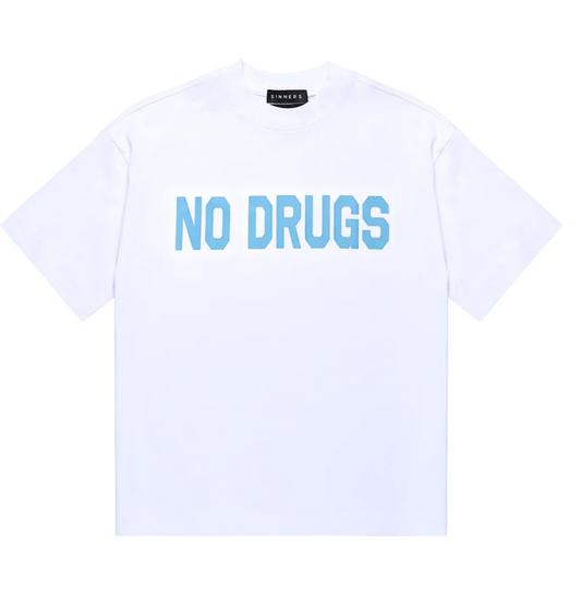 NO DRUGS WHITE T-SHIRT