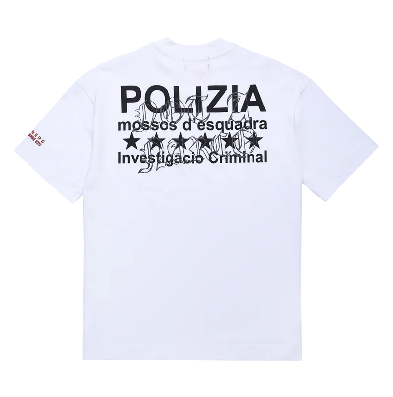 POLIZIA WHITE T-SHIRT