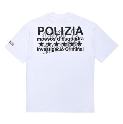POLIZIA WHITE T-SHIRT