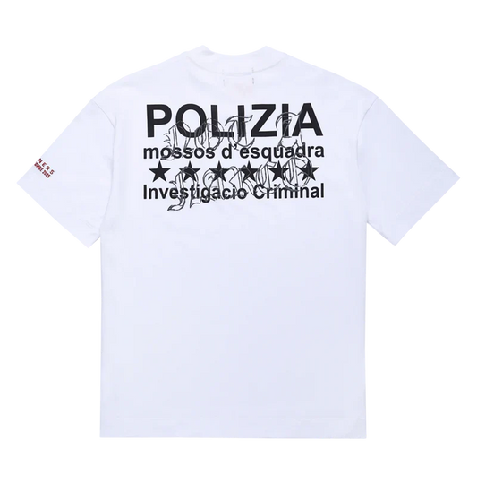 POLIZIA WHITE T-SHIRT