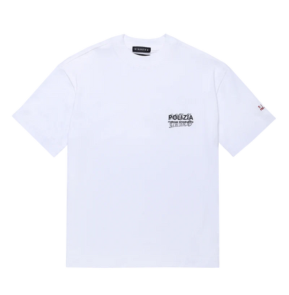 POLIZIA WHITE T-SHIRT