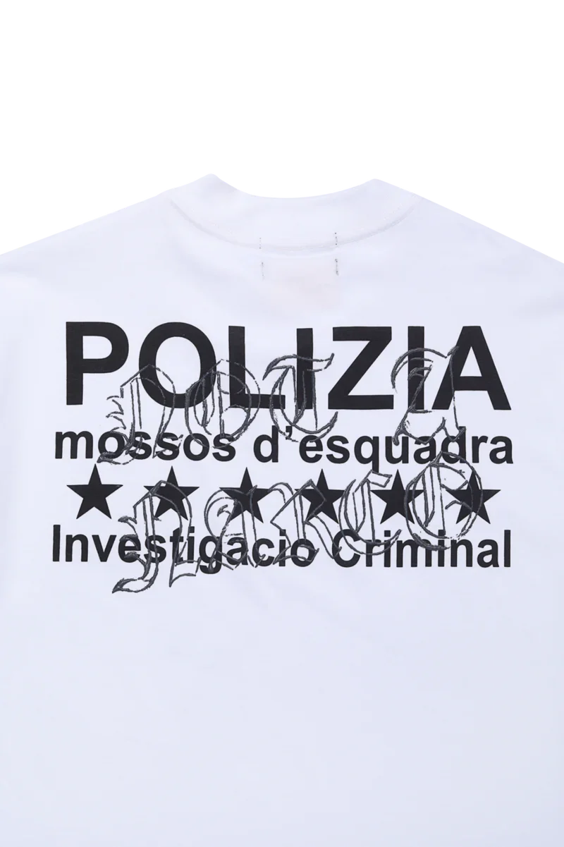 POLIZIA WHITE T-SHIRT